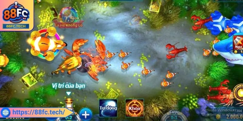 Dàn Sao Đánh Cá 88FC - Trải Nghiệm Giải Trí Đỉnh Cao 2 Phòng cao thủ kịch tính cho người có kinh nghiệm