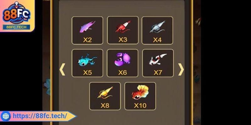 Jackpot Vua Đại Dương 88FC - Game Hot Với Thưởng Khủng 3 Chú ý về bảng trả thưởng khi vào game